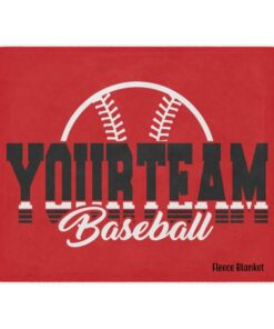 Personalized Baseball Blanket, Softball Blanket, Baseball, Coach Gift
