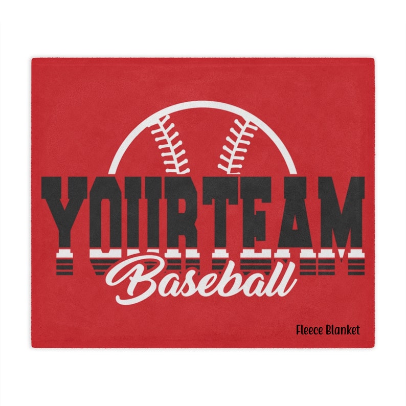 Personalized Baseball Blanket, Softball Blanket, Baseball, Coach Gift