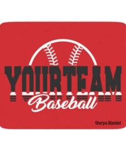 Personalized Baseball Blanket, Softball Blanket, Baseball, Coach Gift