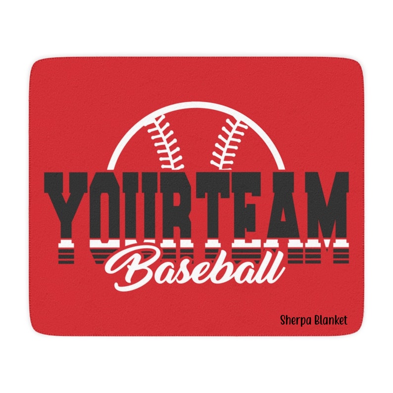 Personalized Baseball Blanket, Softball Blanket, Baseball, Coach Gift