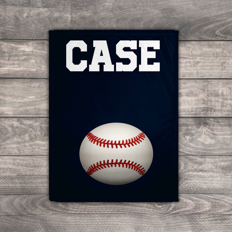 Personalized Blanket For Men, Baseball Coach Gift, Baseball Baby Gift