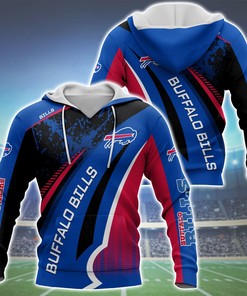 Personalized Buffalo Bills 3D All Over Print Zip Hoodie Style 6 Show Your Support For Your Favorite Team