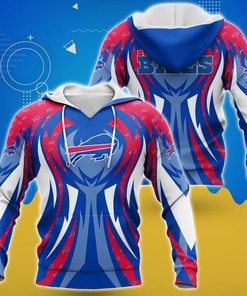 Personalized Buffalo Bills 3D All Over Print Zip Hoodie Style 8 Show Your Support For Your Favorite Team