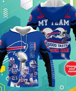 Personalized Buffalo Bills Team Player 3D All Over Print Zip Hoodie Show Your Support For Your Favorite Team
