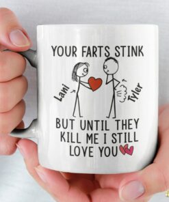 Personalized Coffee Mug Funny Boyfriend Girlfriend Birthday Anniversary Rude Gift