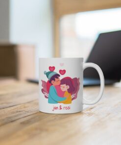 Personalized Couple Kissing Mug, Best Unique Gift For Your Valentine, Boyfriend And Girlfriend Gift