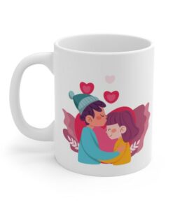 Personalized Couple Kissing Mug, Best Unique Gift For Your Valentine, Boyfriend And Girlfriend Gift, Gift For Her