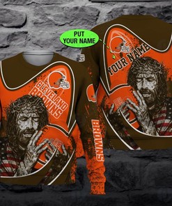 Personalized Custom 3D Hoodie Cleveland Browns Nfl Custom 3D All Over Print Hoodie