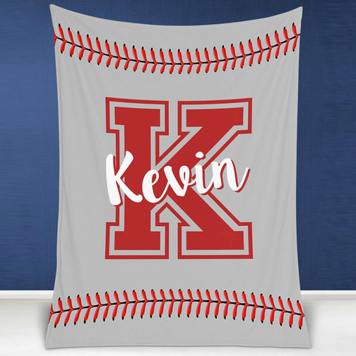 Personalized Custom Baseball Blanket , Gifts For Sports Lovers