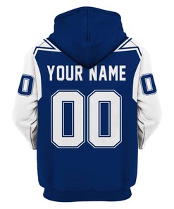 Personalized Custom Number Nfl Dallas Cowboys 3D All Over Print Zip Up Hoodie Option