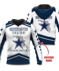 Personalized Dallas Cowboys Territory Florida Unisex 3D All Over Print Zip Up Hoodienfl Zip Up Hoodie