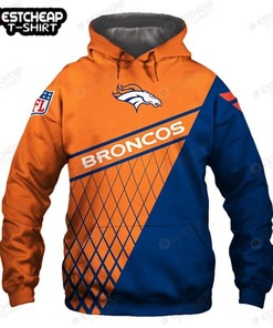 Personalized Denver Broncos Nfl All Over Print Zip Up Hoodie