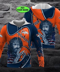 Personalized Denver Broncos Nfl Custom 3D All Over Print Hoodie