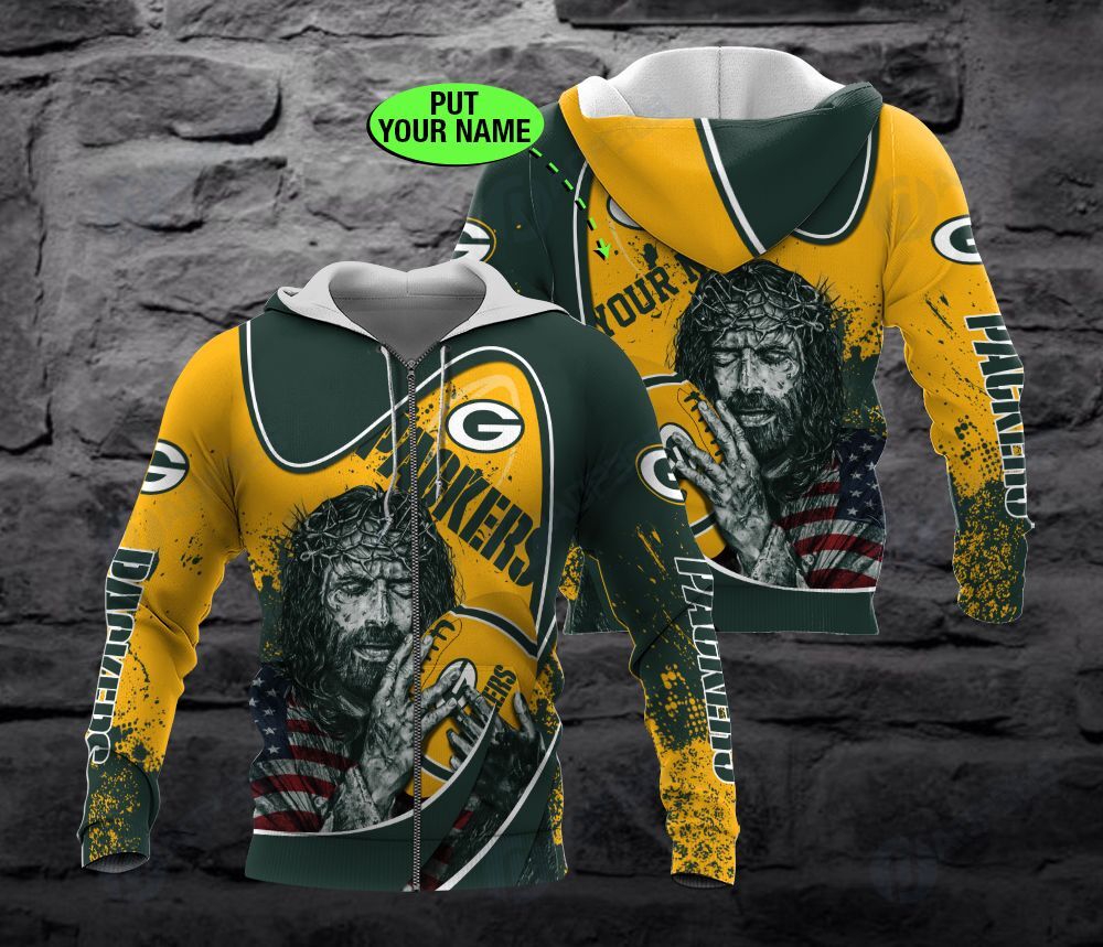 Personalized Green Bay Packers Nfl Custom 3D All Over Print Hoodie