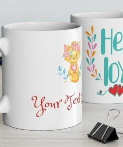 Personalized Hello Love Mug Valentine Gift For Her For Him Custom Name Valentine Mug