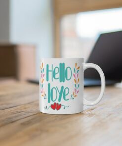 Personalized Hello Love Mug Valentine Gift For Her For Him Custom Name Valentine Mug