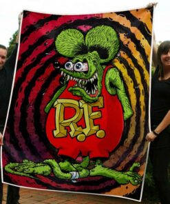 Personalized Hod Rod Rat Fink Blanket