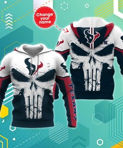 Personalized Houston Texans 3D All Over Print Zip Up Hoodie
