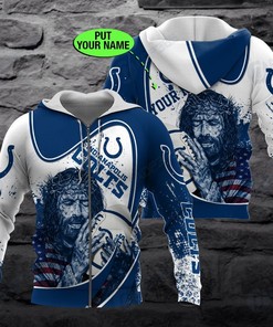 Personalized Indianapolis Colts Nfl Custom 3D All Over Print Hoodie