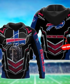 Personalized Jesus Buffalo Bills 3D All Over Print Hoodie With Zip Up Option Show Your Faith And Team Spirit