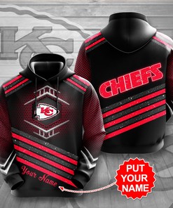 Personalized Kansas City Chiefs Nfl 3D All Over Print Zip Up Hoodie Option