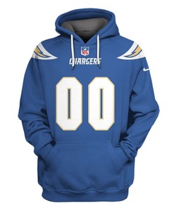 Personalized Los Angeles Chargers American Football Team Nfl 3D All Over Print Zip Up Hoodie Option