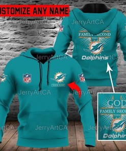 Personalized Miami Dolphins Nfl For Fans 3D All Over Print Zip Up Hoodie Option