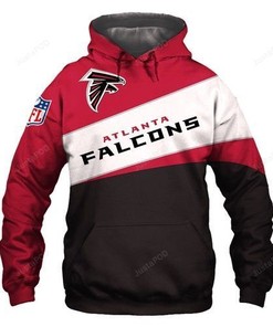 Personalized Nfl Atlanta Falcons 3D All Over Print Zip Up Hoodie