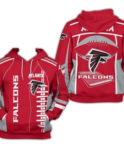 Personalized Nfl Atlanta Falcons 3D All Over Print Zip Up Hoodie Option