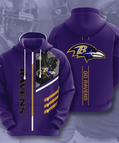 Personalized Nfl Baltimore Ravens 3D All Over Print Zip Up Hoodie Options