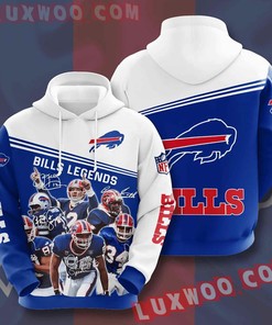 Personalized Nfl Buffalo Bills 3D All Over Print Zip Up Hoodie Options