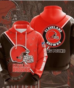 Personalized Nfl Cleveland Browns 3D All Over Print Zip Up Hoodie Option