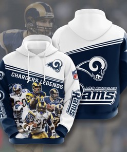 Personalized Nfl Los Angeles Rams 3D All Over Print Zip Up Hoodie Option