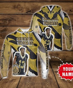 Personalized Nfl New Orleans Saints Michael Thomas Custom Name 3D All Over Print Zip Up Hoodiezip Up Hoodie