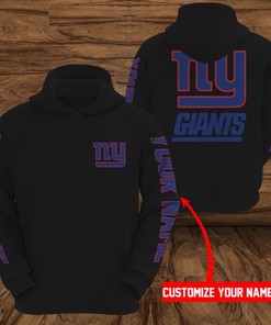 Personalized Nfl New York Giants Customize Name Full Hoodie New York Giants 3D All Over Printed Hoodie, Zip Up Hoodie