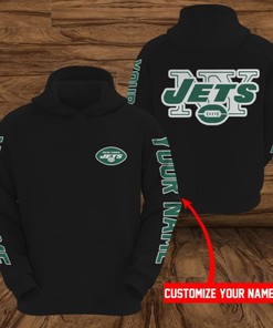 Personalized Nfl New York Jets Customize Name Full Hoodie 3D All Over Printed Hoodie, Zip Up Hoodie