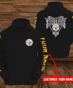Personalized Nfl Pittsburgh Steelers Customize Name 3D All Over Printed Hoodie, Zip Up Hoodie