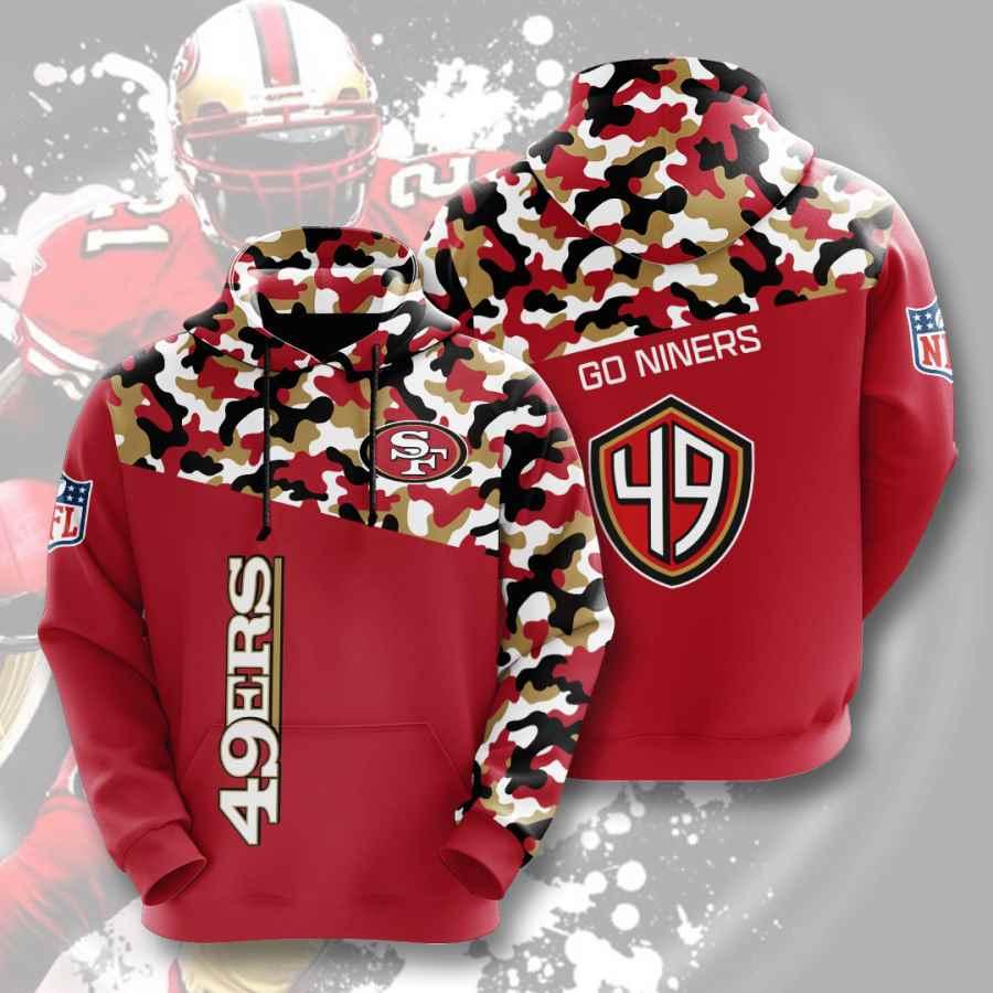 Personalized Nfl San Francisco 49Ers 3D All Over Print Zip Up Hoodie Option