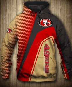 Personalized Nfl San Francisco 49Ers For Unisex 3D All Over Print Zip Up Hoodie Option