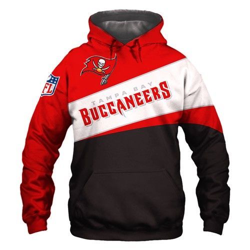 Personalized Nfl Tampa Bay Buccaneers 3D All Over Print Zip Up Hoodie Option