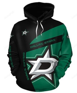 Personalized Nhl Dallas Stars Men And Women 3D Hoodie And Zip Hoodie Dallas Stars 3D Shirt For Fans