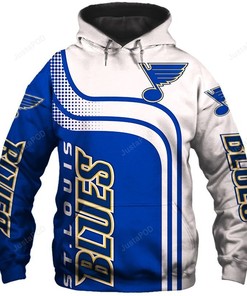 Personalized Nhl St. Louis Blues Men And Women 3D Hoodie And Zip Hoodie St. Louis Blues 3D Shirt For Fans