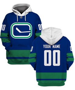 Personalized Nhl Vancouver Canucks Blue For Fans 3D All Over Print Zip Up Hoodie Option