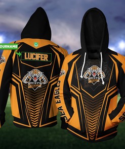 Personalized Nna 0710T1 Wests Tigers 3D Hoodie Zip Hoodie, Nrl 3D All Over Print Hoodie Zip Hoodie