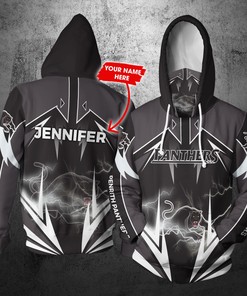 Personalized Nrl Gaiter Hoodie Penrith Panthers Gaiter Hoodie Lightning Custom Name 3D All Over Printed Hoodie
