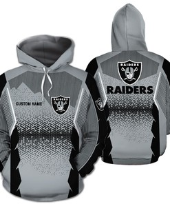 Personalized Name Las Vegas Raiders Unisex 3D All Over Print Zip Up Hoodienfl Zip Up Hoodie