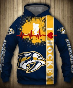 Personalized Nashville Predators Nhl Custom 3D All Over Print Hoodie