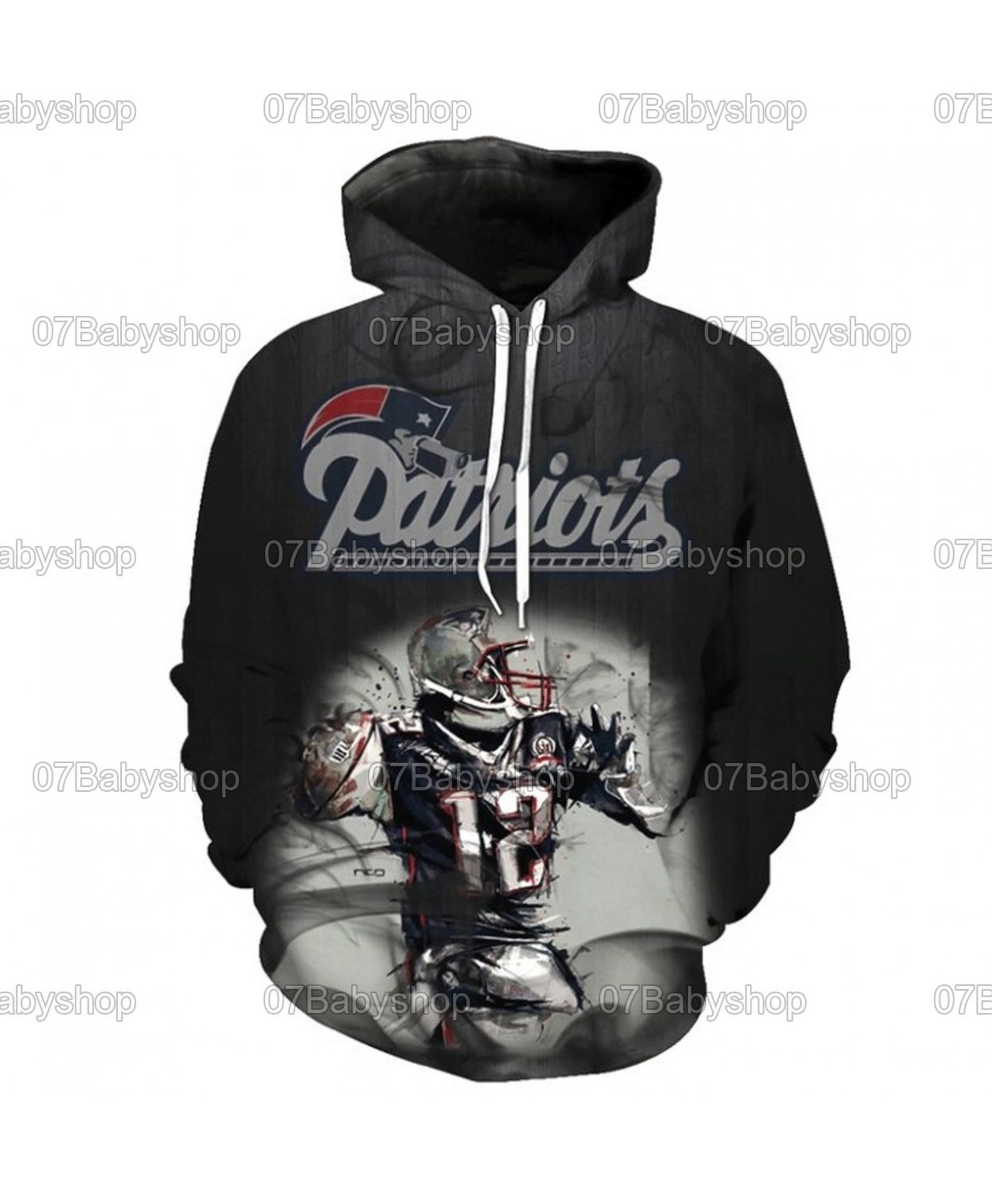 Personalized New England Patriots Nfl 3D All Over Print Zip Up Hoodie Option