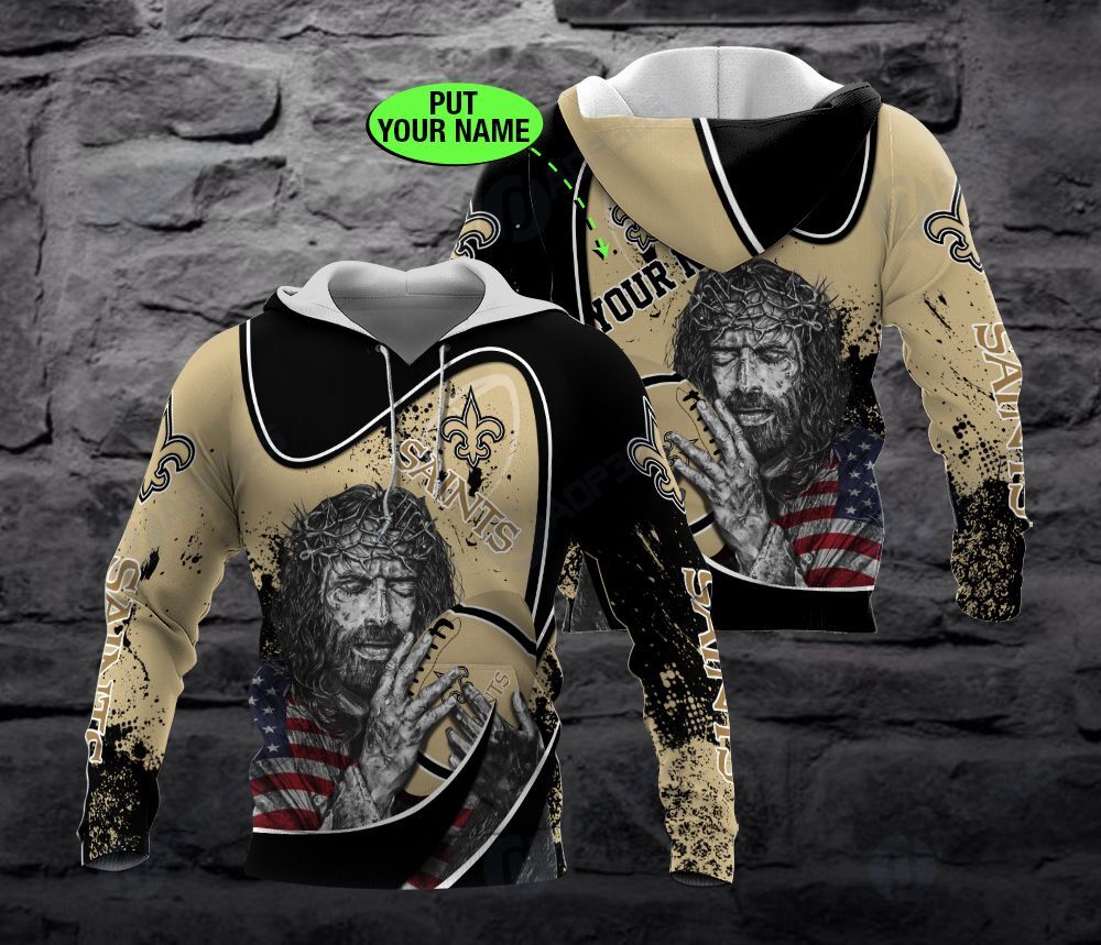 Personalized New Orleans Saints Nfl Custom 3D All Over Print Hoodie