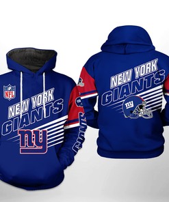 Personalized New York Giants Nfl 3D All Over Print Zip Up Hoodie Option